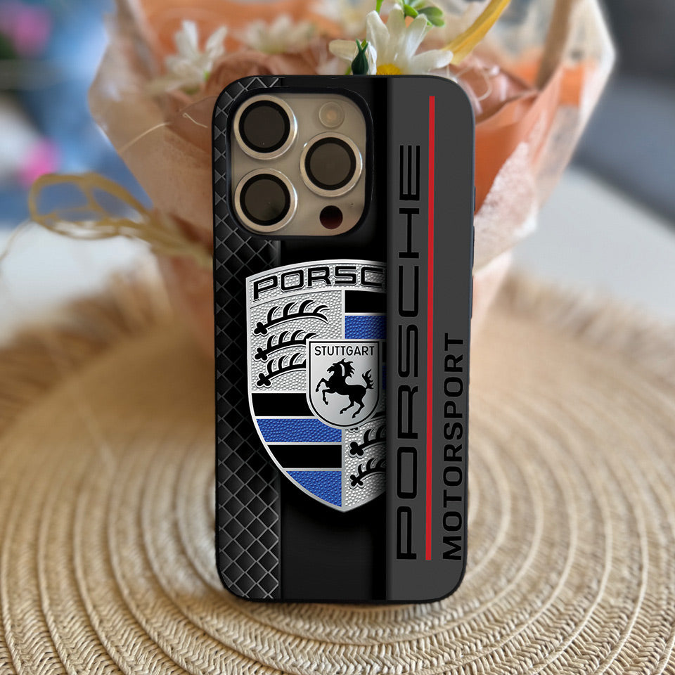 🏁 Porsche Special Edition iPhone Cover – Lightweight, Scratch-Resistant