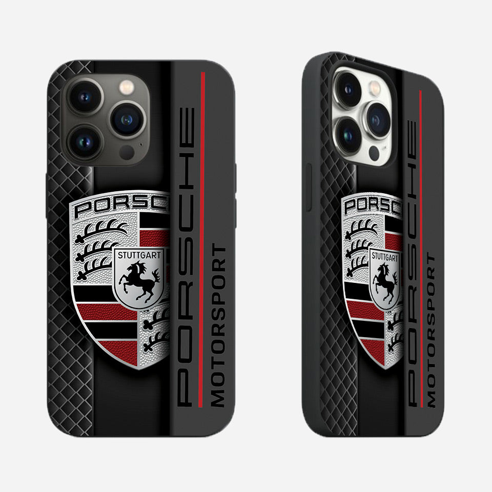 🔴 Porsche Sport Series iPhone Case – Official-Inspired Premium Print