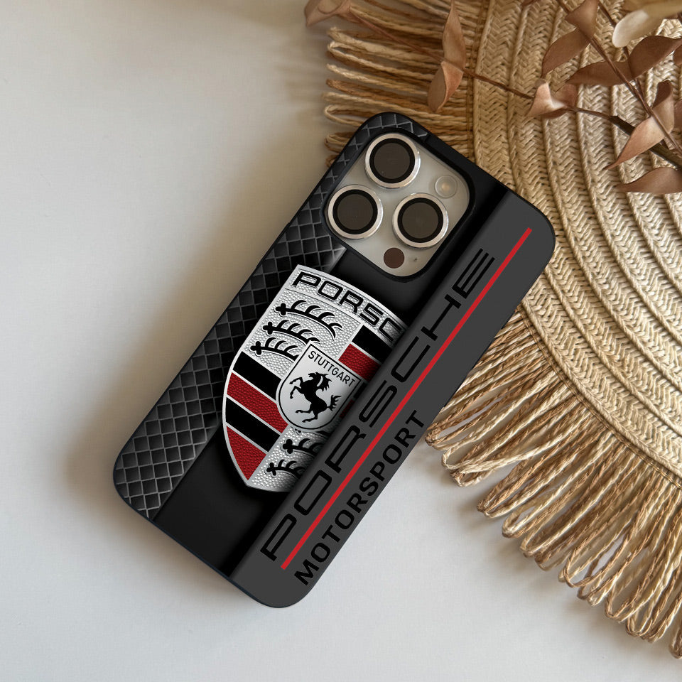 🔴 Porsche Sport Series iPhone Case – Official-Inspired Premium Print