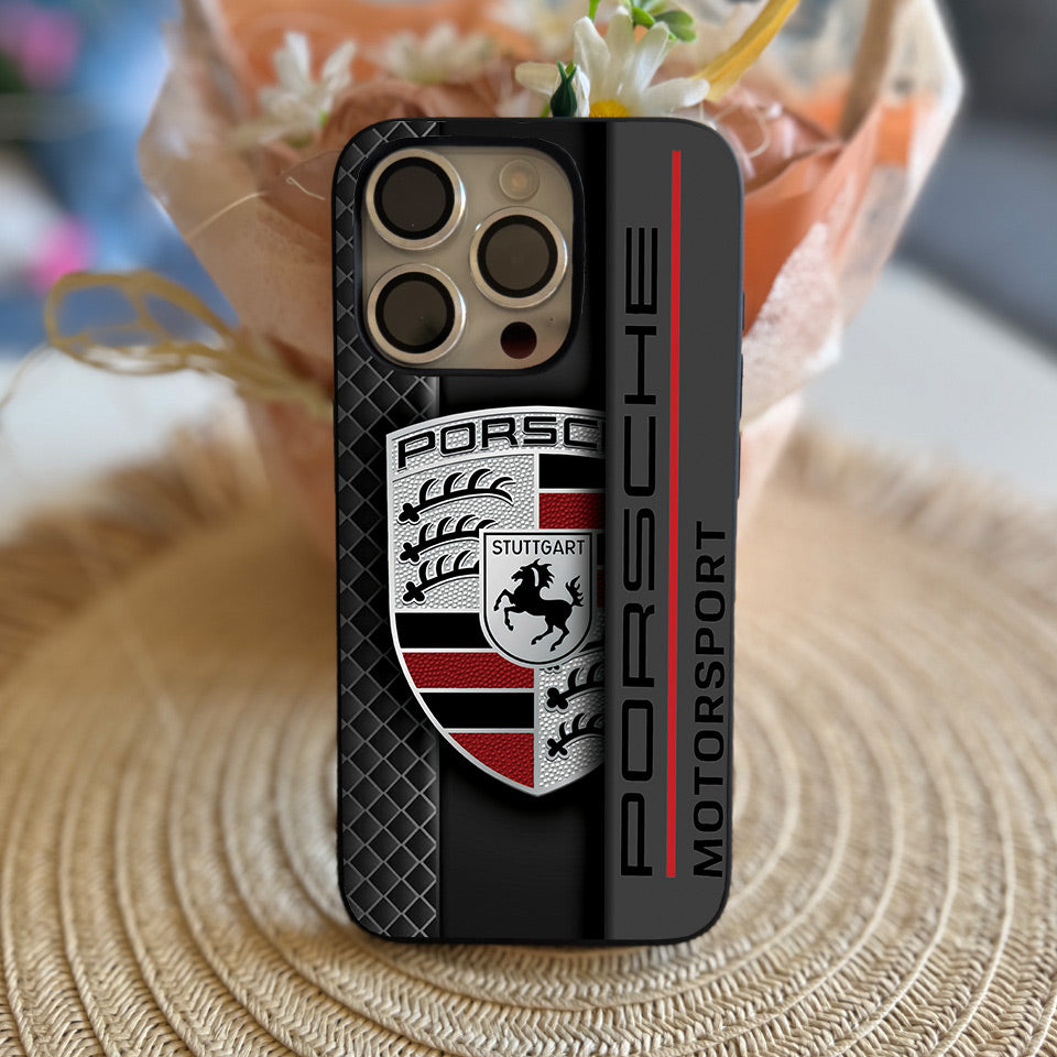 🔴 Porsche Sport Series iPhone Case – Official-Inspired Premium Print