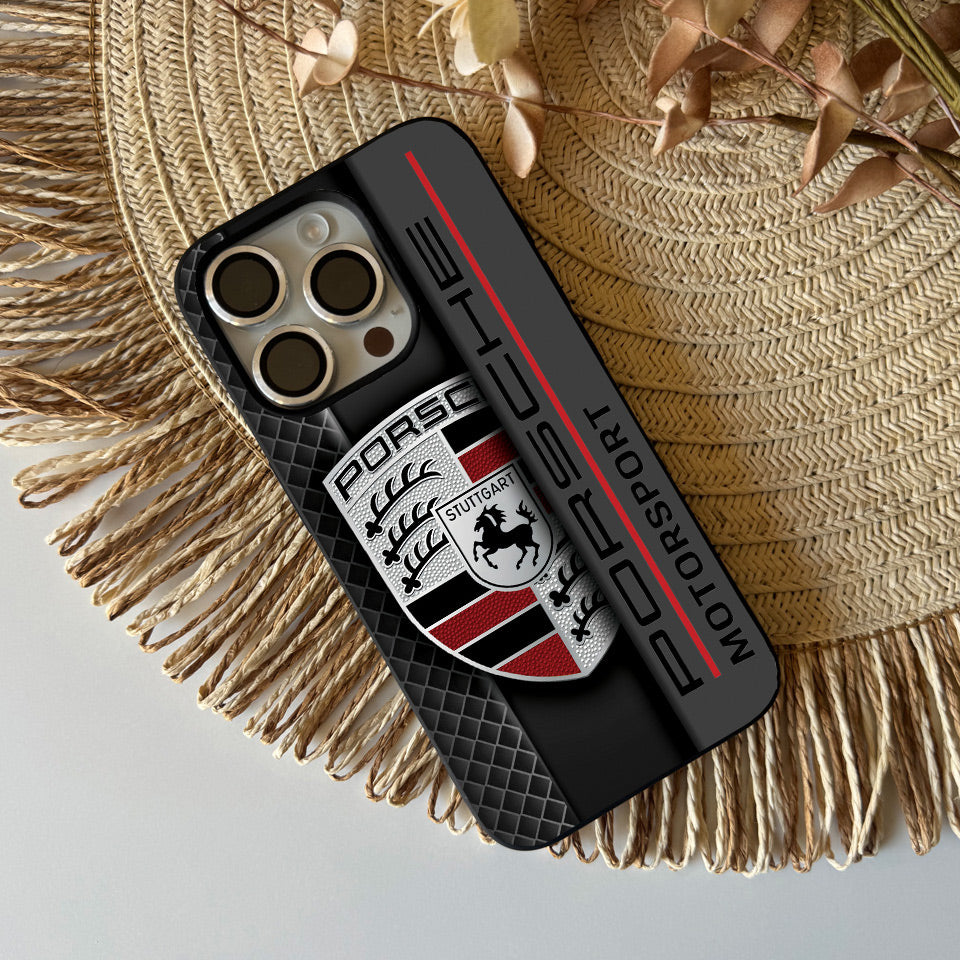 🔴 Porsche Sport Series iPhone Case – Official-Inspired Premium Print