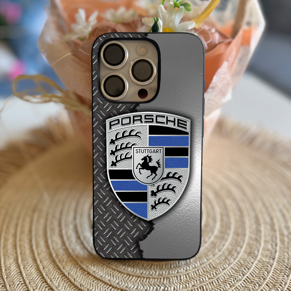 ⚡️ Porsche Carbon Fiber iPhone Case – Lightweight, Durable & Sporty