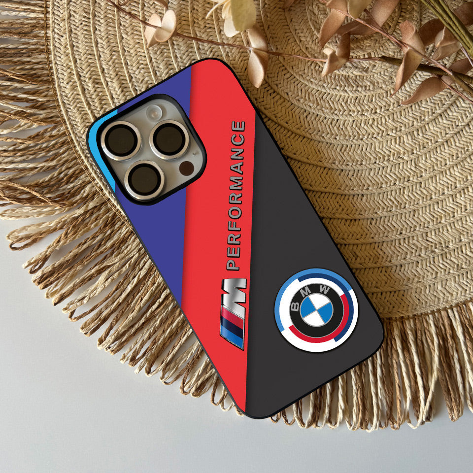 ⚡️ BMW Turbo iPhone Case – Shockproof, Wireless Charging Compatible