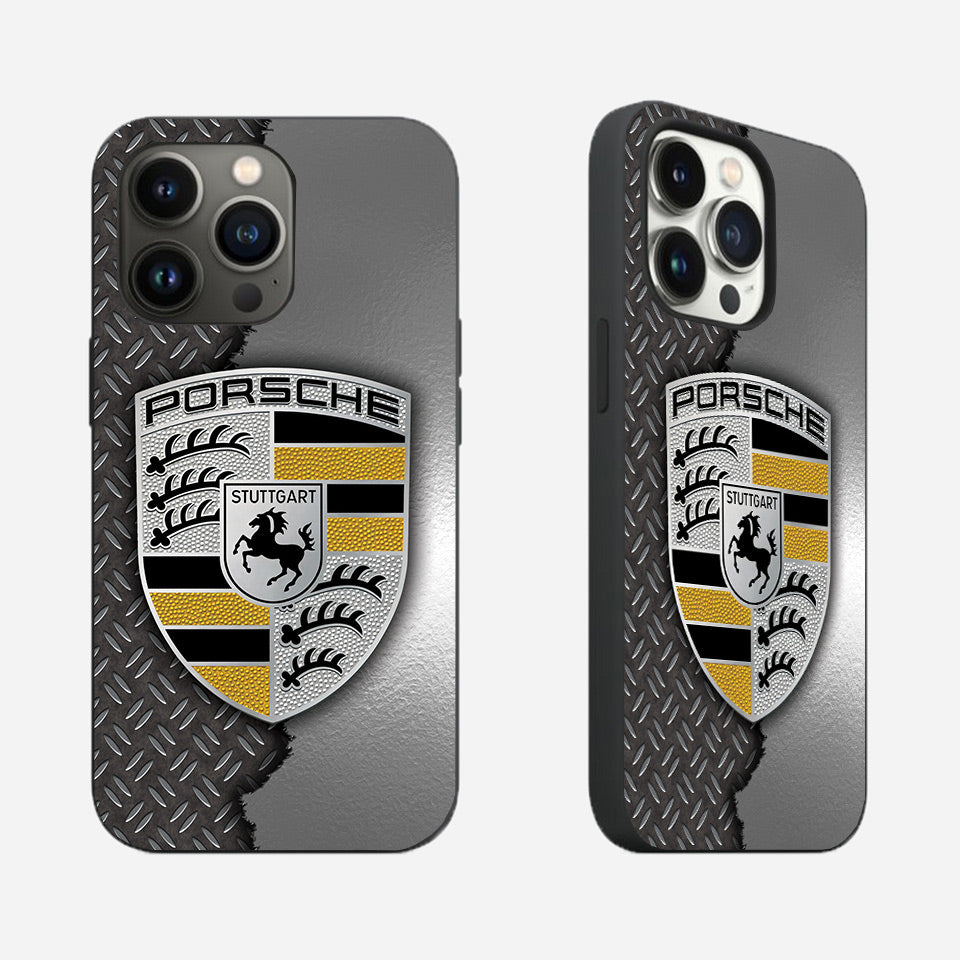 🎨 Porsche Art Edition iPhone Case – Vivid UV Print & Silicone Protection