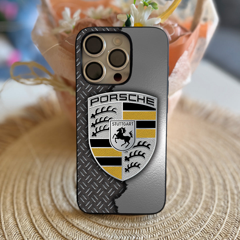 🎨 Porsche Art Edition iPhone Case – Vivid UV Print & Silicone Protection