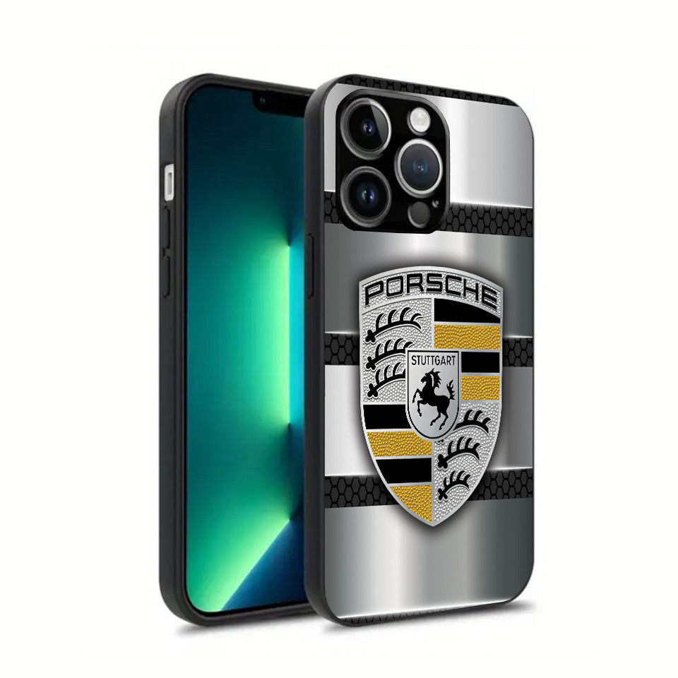 🔋 Porsche Silicone iPhone Case – Lightweight & MagSafe Compatible