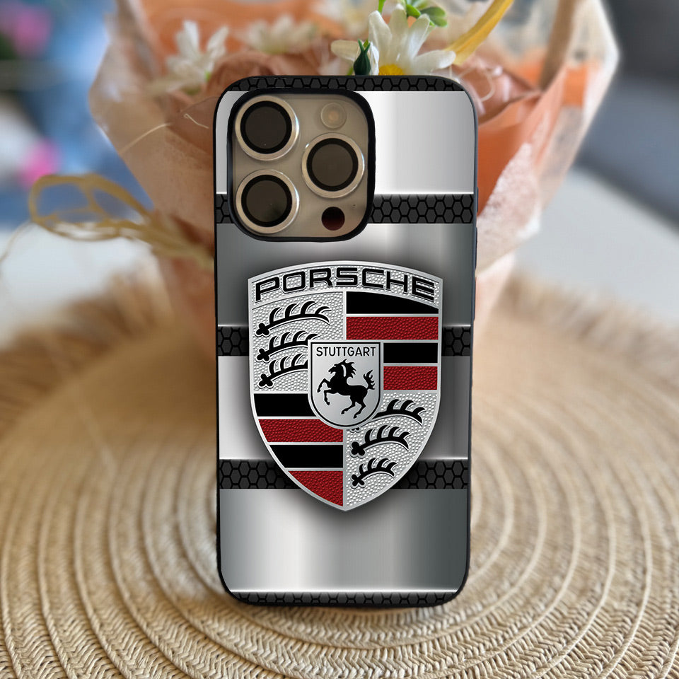 🛡 Shockproof Porsche iPhone Case – Extra Grip & Scratch Resistance