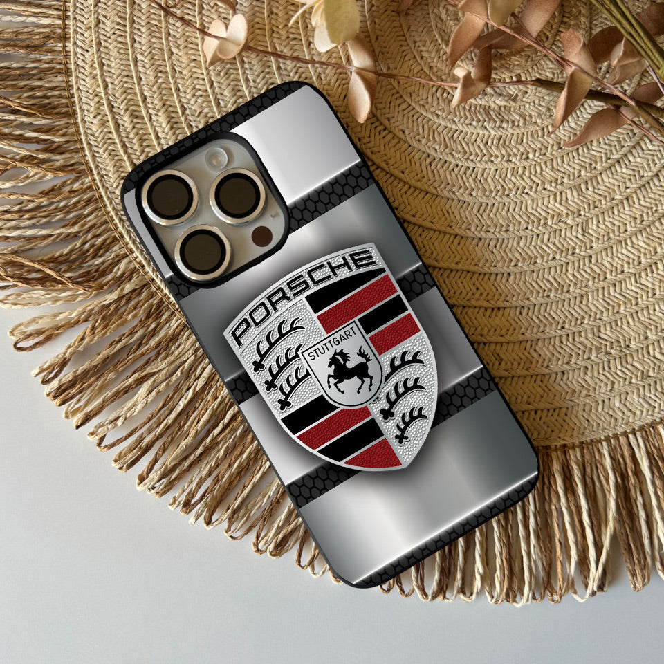 🛡 Shockproof Porsche iPhone Case – Extra Grip & Scratch Resistance