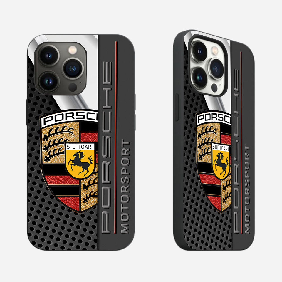 ⚡️ Porsche Turbo iPhone Case – Shockproof, Wireless Charging Compatible