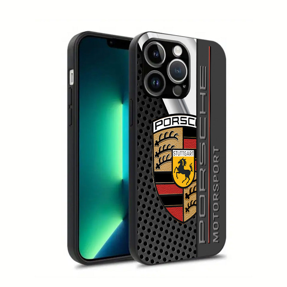 ⚡️ Porsche Turbo iPhone Case – Shockproof, Wireless Charging Compatible