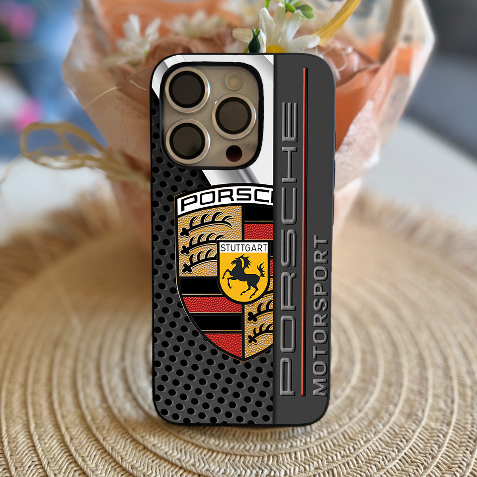 ⚡️ Porsche Turbo iPhone Case – Shockproof, Wireless Charging Compatible