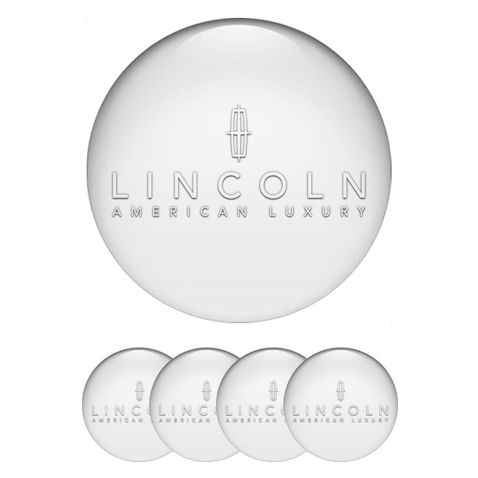 LINCOLN Silicone Stickers for Wheel Center Caps