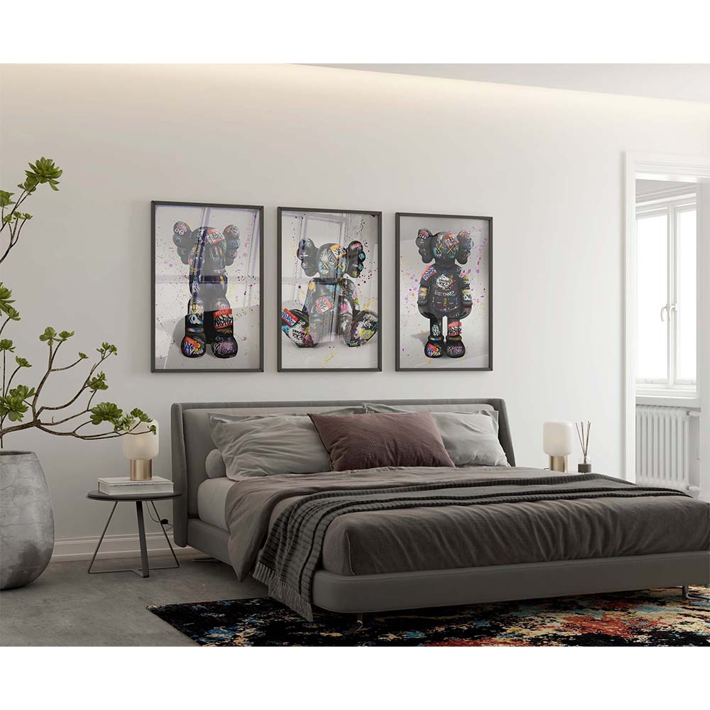 Kaws Collection of 3 Posters