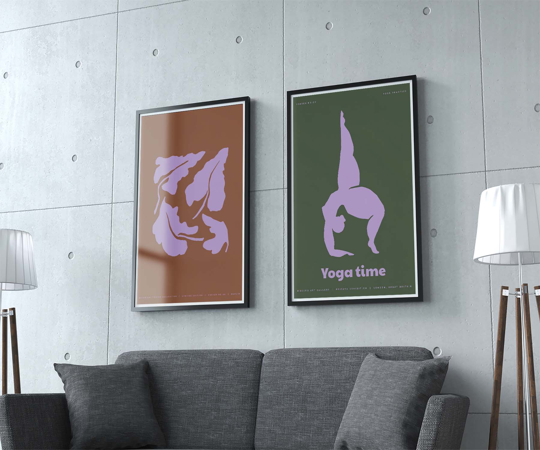 Tranquil Poses Yoga Poster