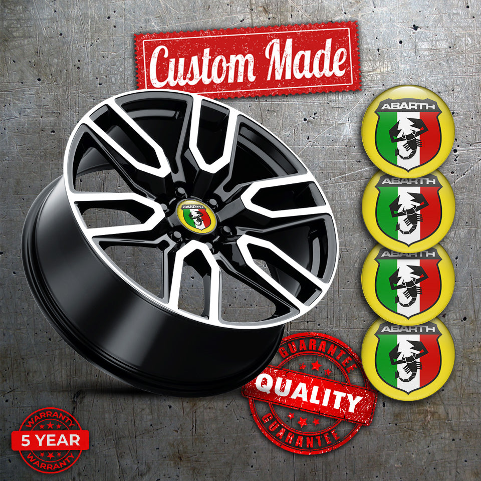 ABARTH Emblems for Wheel Center Caps