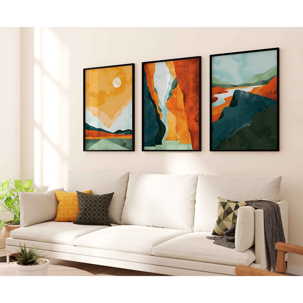 Bold Brushstrokes Collection of 3 posters