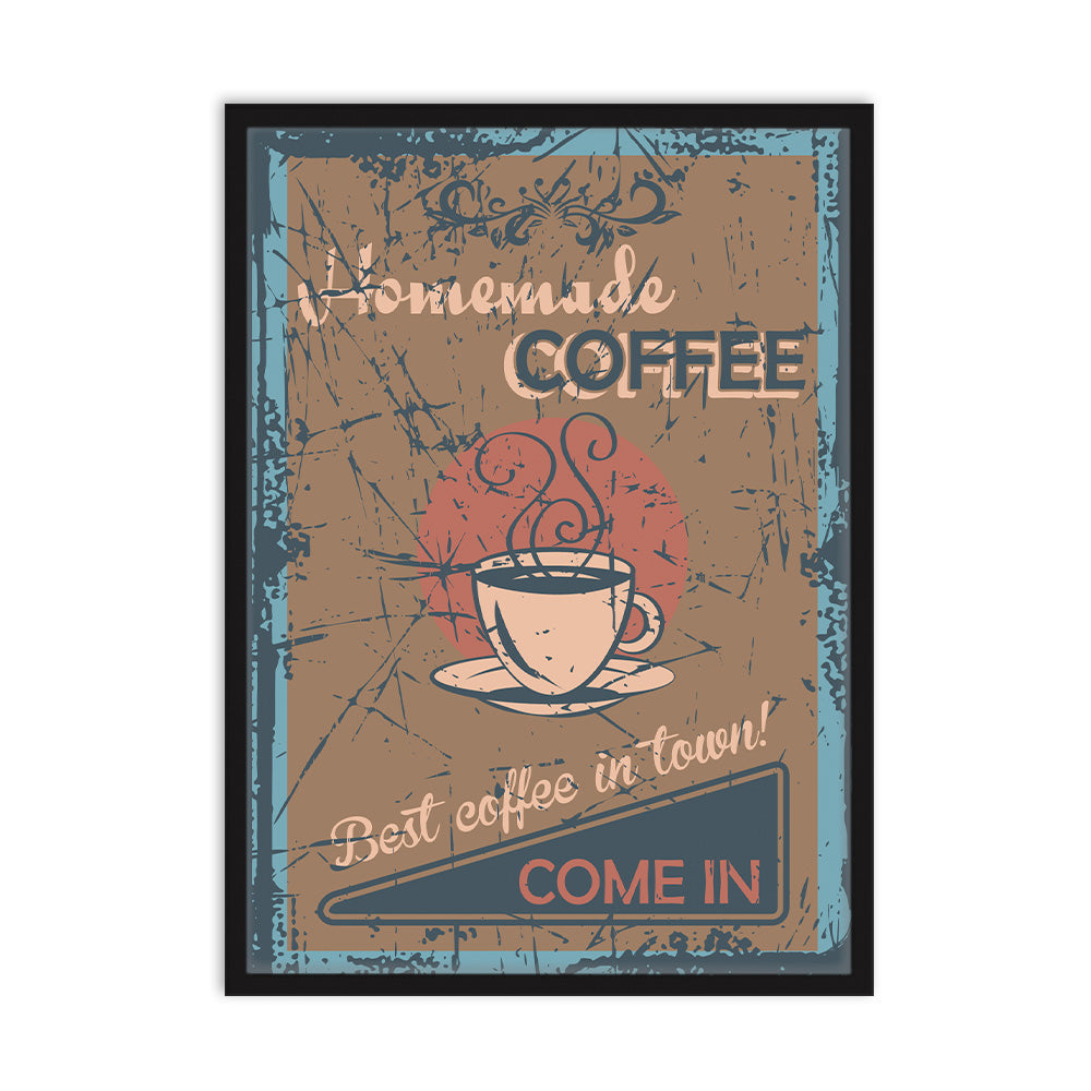 Homemade Coffee Poster