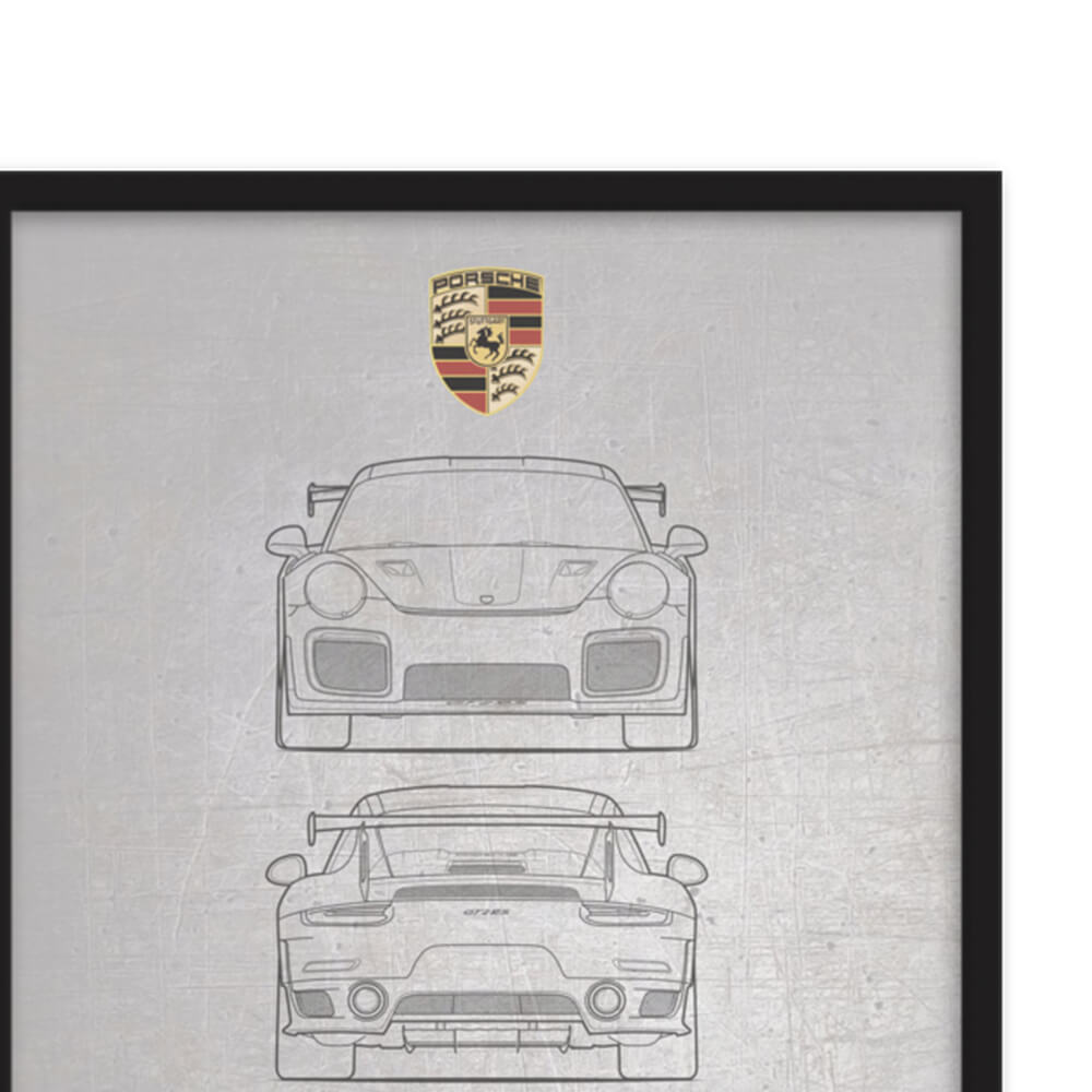 PORSCHE GT2 RS POSTER