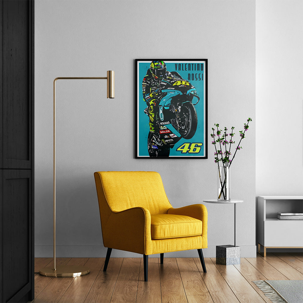 Valentino Rossi 46 Poster