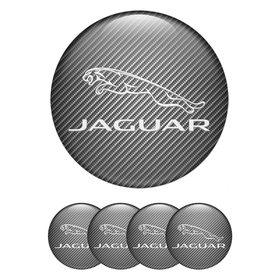 JAGUAR Silicone Stickers for Wheel Center Caps