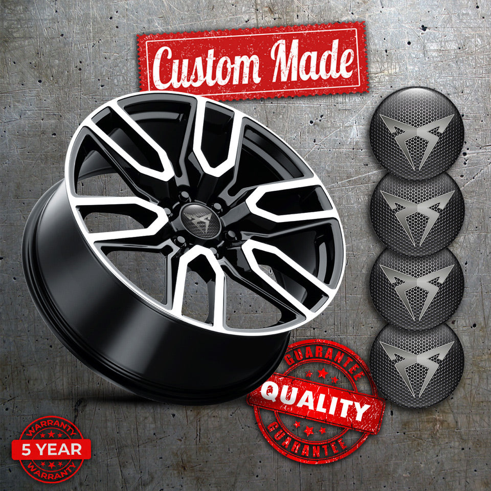 SEAT CUPRA Emblems for Wheel Center Caps