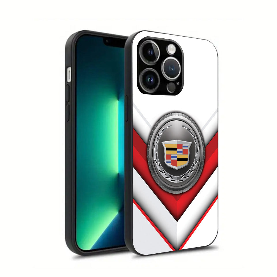 🚗 Cadillac iPhone Case – Premium Silicone Cover with UV Print