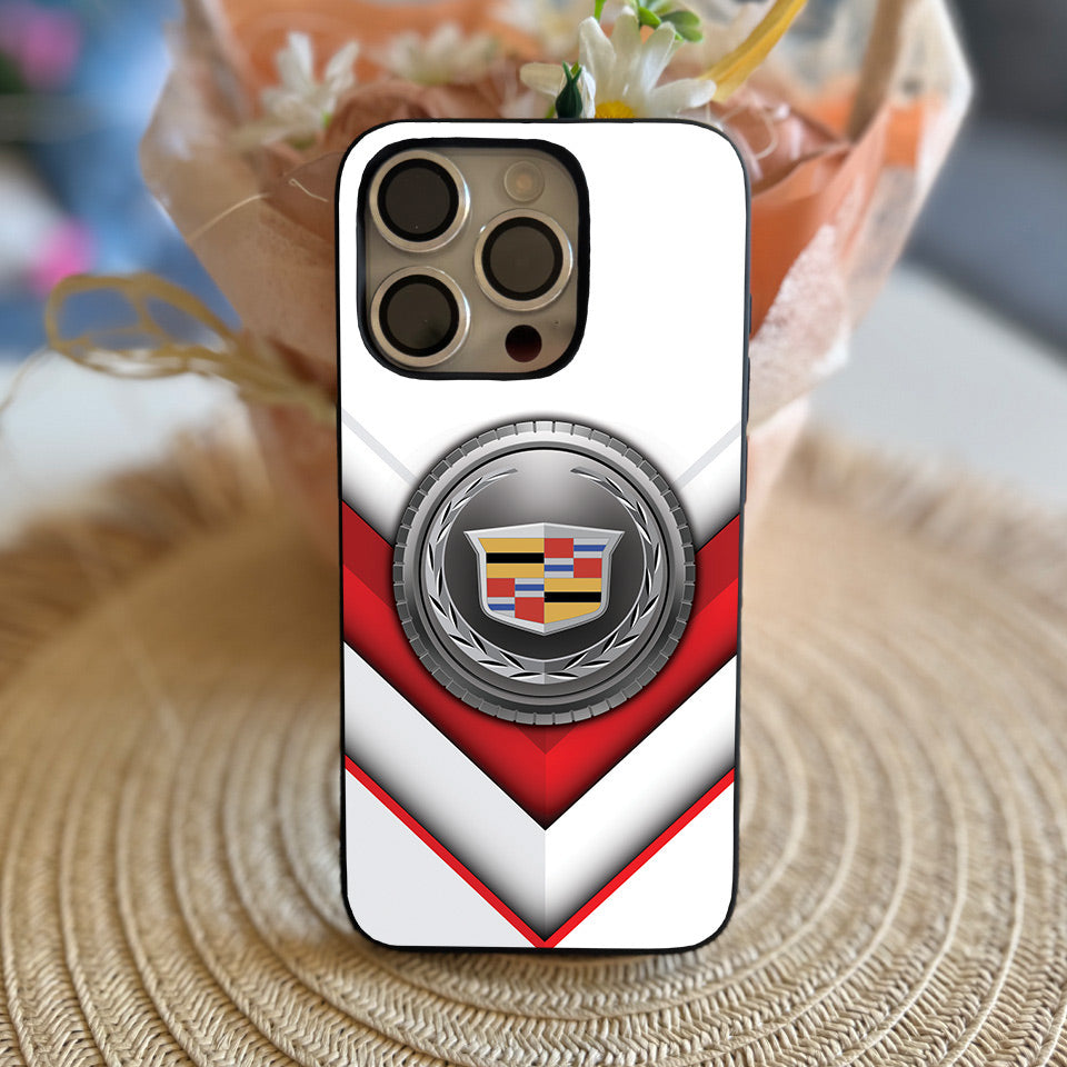 🚗 Cadillac iPhone Case – Premium Silicone Cover with UV Print