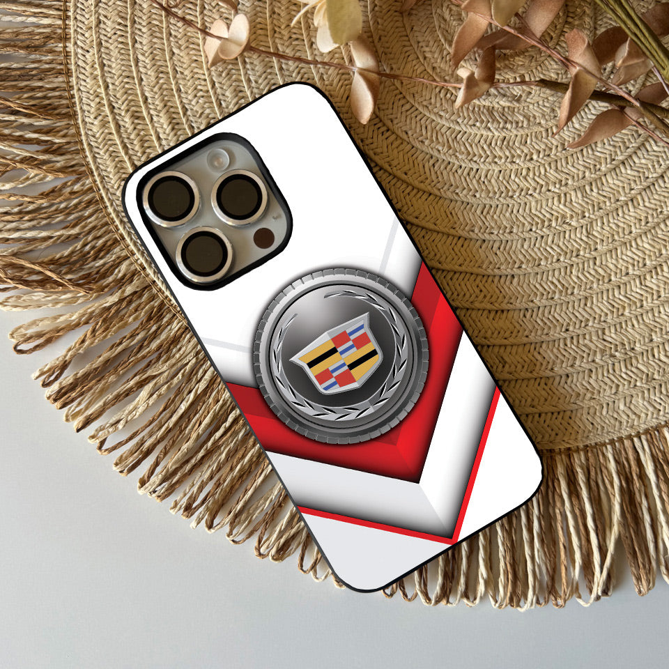 🚗 Cadillac iPhone Case – Premium Silicone Cover with UV Print