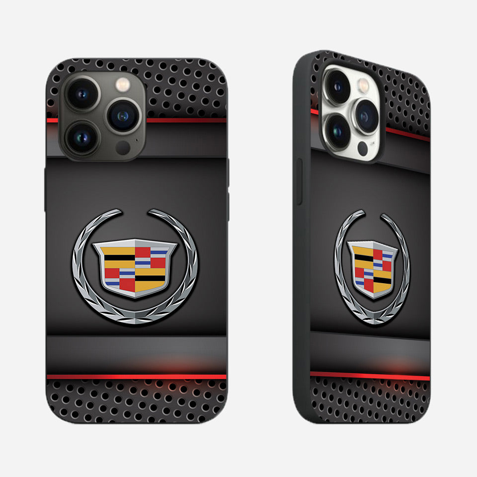 🔲 Matte Black Cadillac iPhone Case – Ultra-Stylish & Shockproof