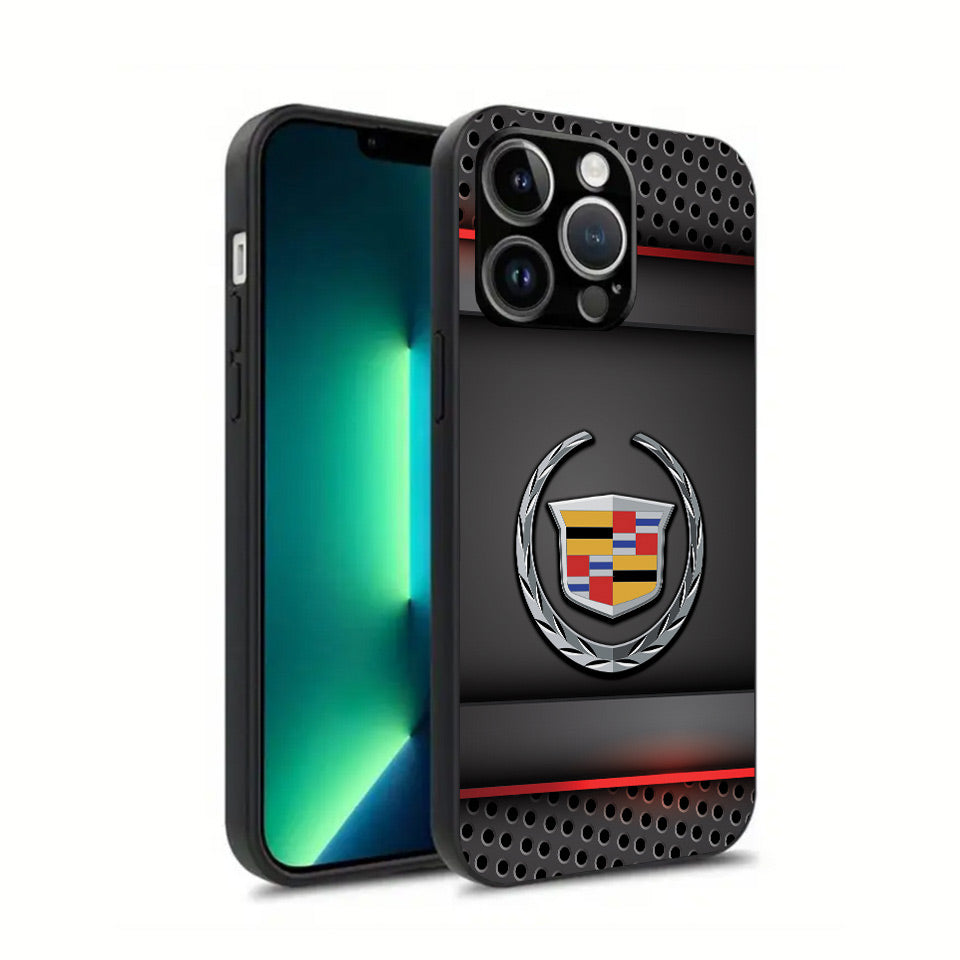 🔲 Matte Black Cadillac iPhone Case – Ultra-Stylish & Shockproof