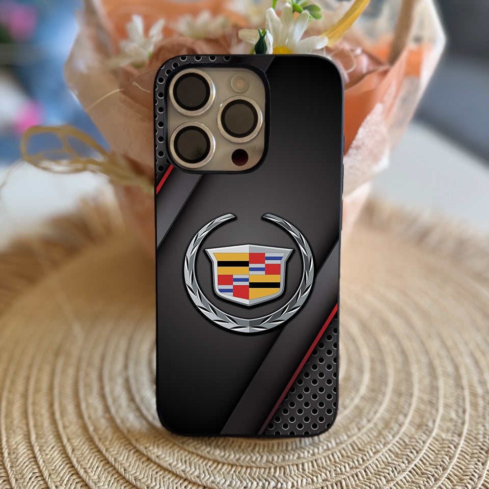 ⚡️ Cadillac Carbon Fiber iPhone Case – Lightweight, Durable & Sporty