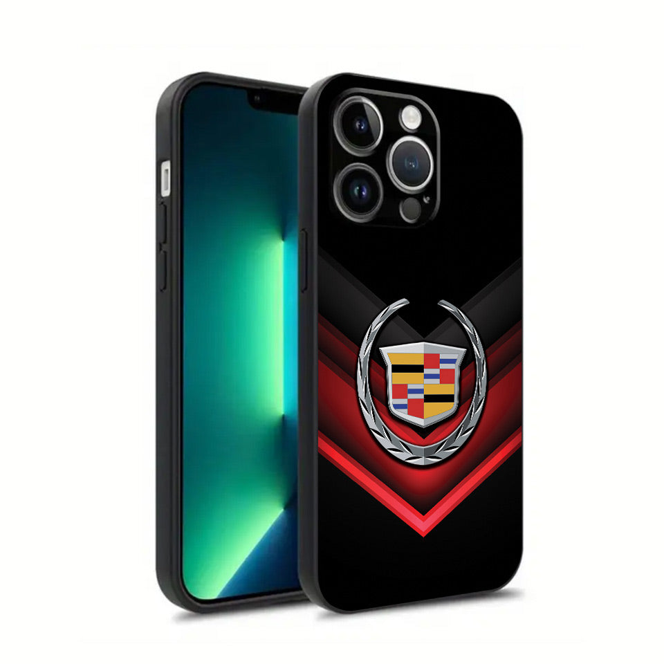 🎨 Cadillac Art Edition iPhone Case – Vivid UV Print & Silicone Protection