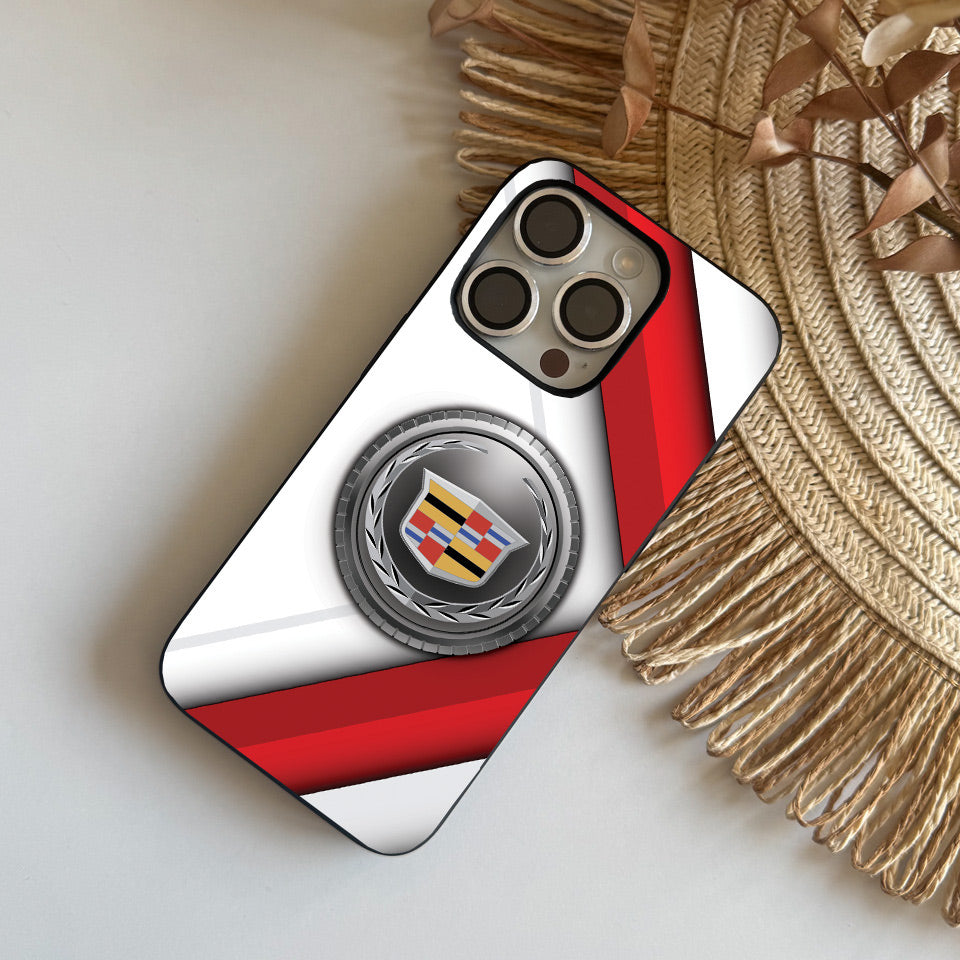 🏁 Cadillac-Inspired iPhone Case – Sleek, Shockproof & Stylish