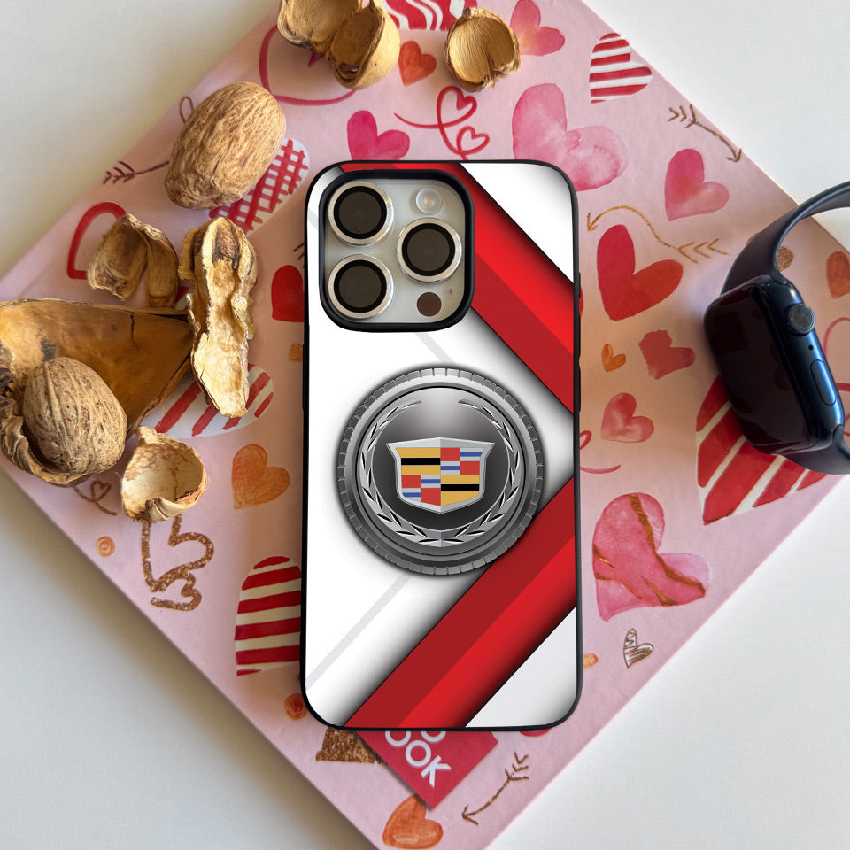 🏁 Cadillac-Inspired iPhone Case – Sleek, Shockproof & Stylish