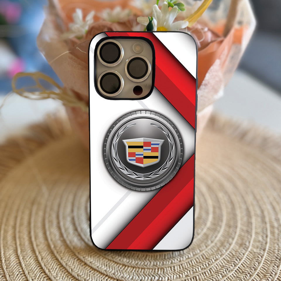 🏁 Cadillac-Inspired iPhone Case – Sleek, Shockproof & Stylish