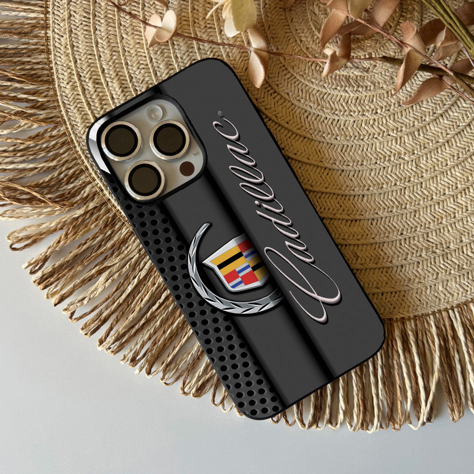 🔥 Cadillac iPhone 15 Pro Max Case – Ultra Slim & Sporty Design