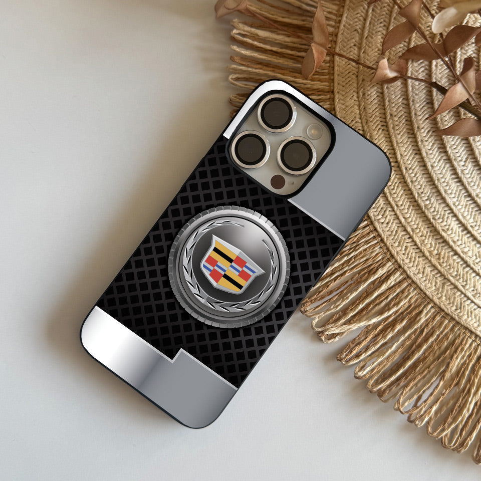 🔥 Luxury Cadillac iPhone Case – High-Quality Silicone & UV Print