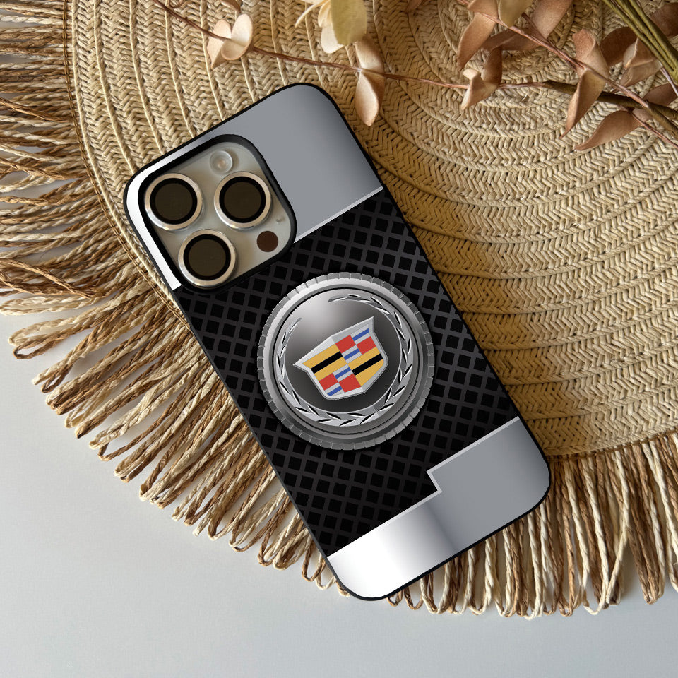 🔥 Luxury Cadillac iPhone Case – High-Quality Silicone & UV Print