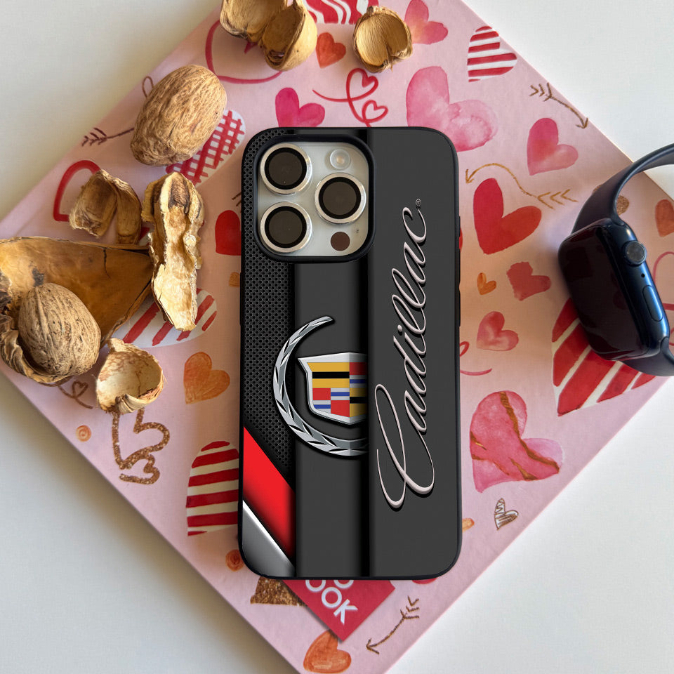 🔥 Premium Cadillac iPhone Cover – Motorsport Passion in Your Pocket