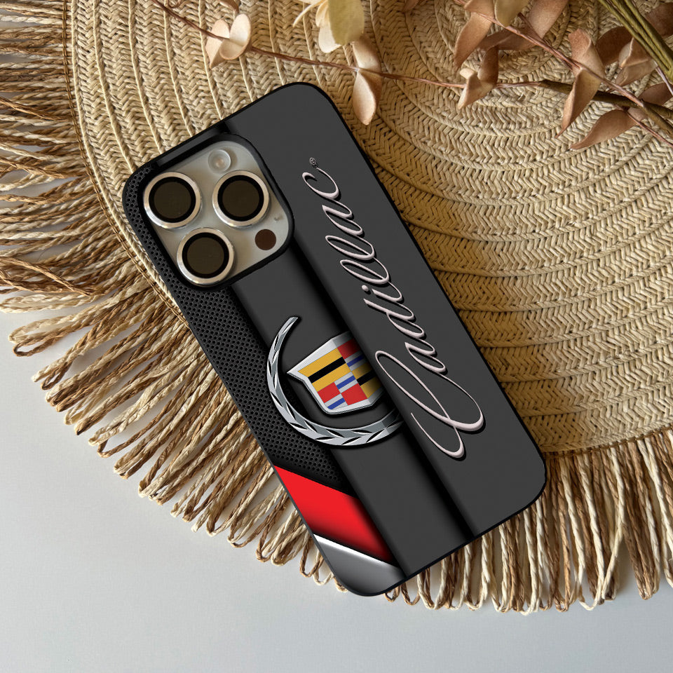 🔥 Premium Cadillac iPhone Cover – Motorsport Passion in Your Pocket