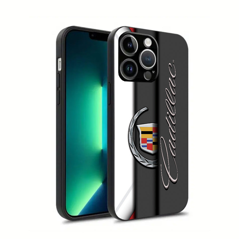 🚗 Cadillac iPhone Case – Premium Silicone Cover with UV Print