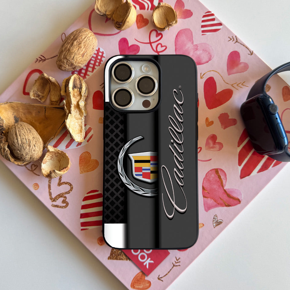 🏁 Cadillac-Inspired iPhone Case – Sleek, Shockproof & Stylish