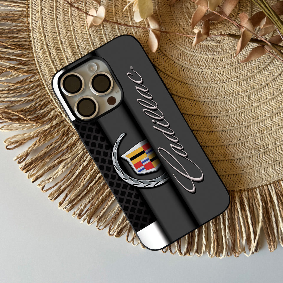 🏁 Cadillac-Inspired iPhone Case – Sleek, Shockproof & Stylish