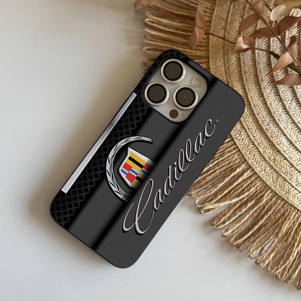 🔥 Luxury Cadillac iPhone Case – High-Quality Silicone & UV Print