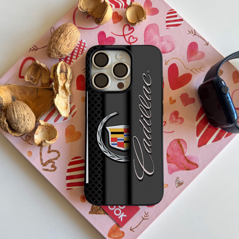 🔥 Luxury Cadillac iPhone Case – High-Quality Silicone & UV Print