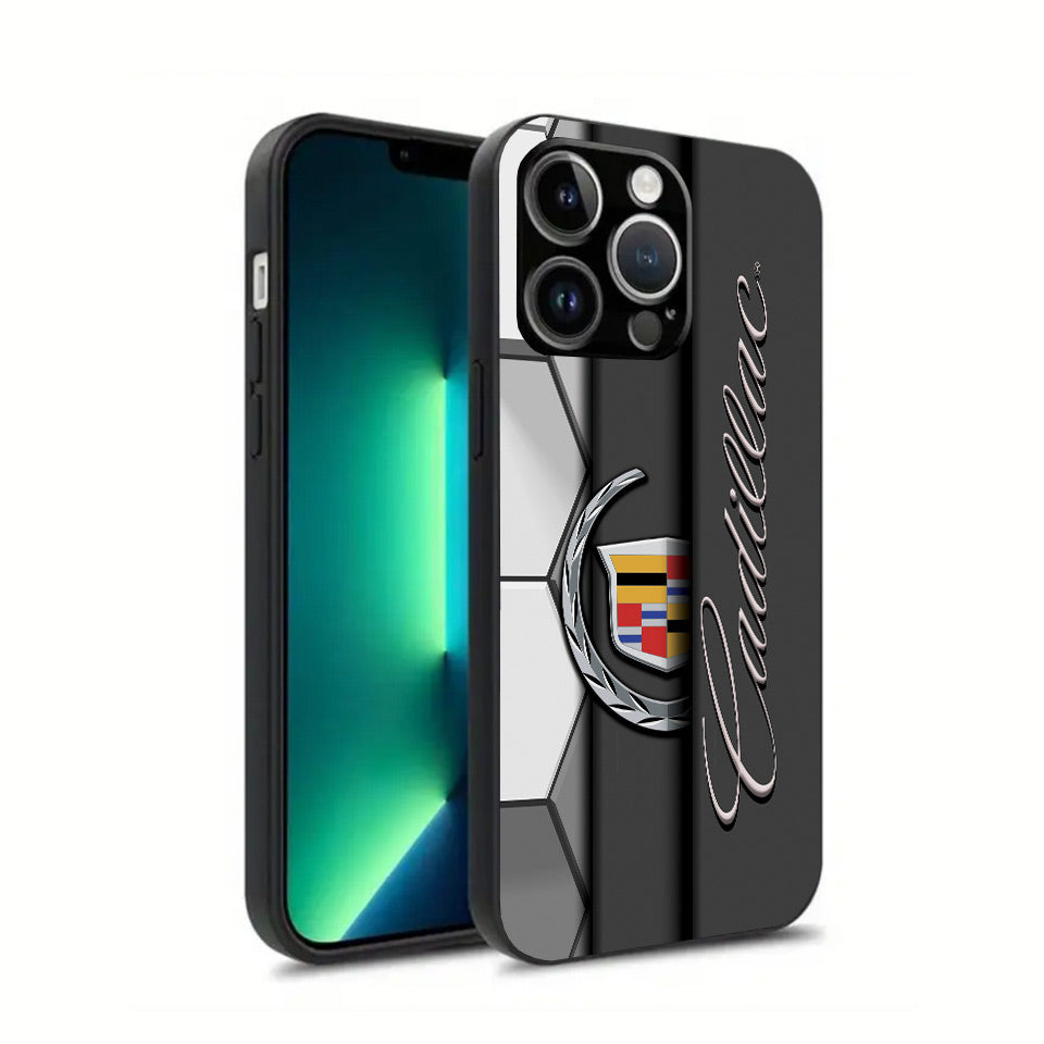 💥 Cadillac Silicone iPhone Case – Classic Design, Maximum Protection