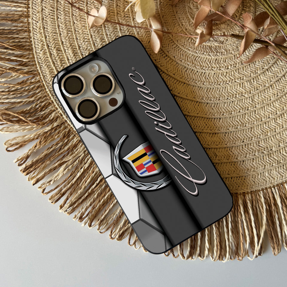 💥 Cadillac Silicone iPhone Case – Classic Design, Maximum Protection