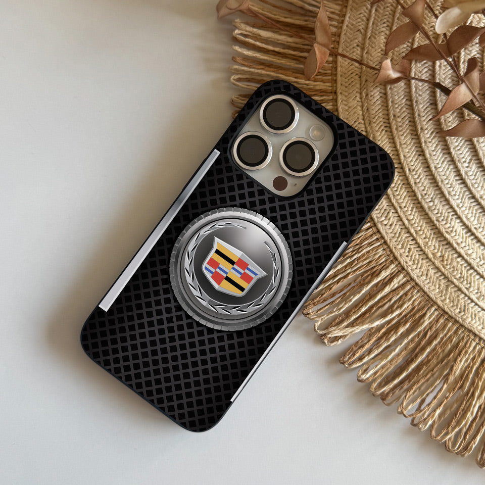 💥 Cadillac Silicone iPhone Case – Classic Design, Maximum Protection