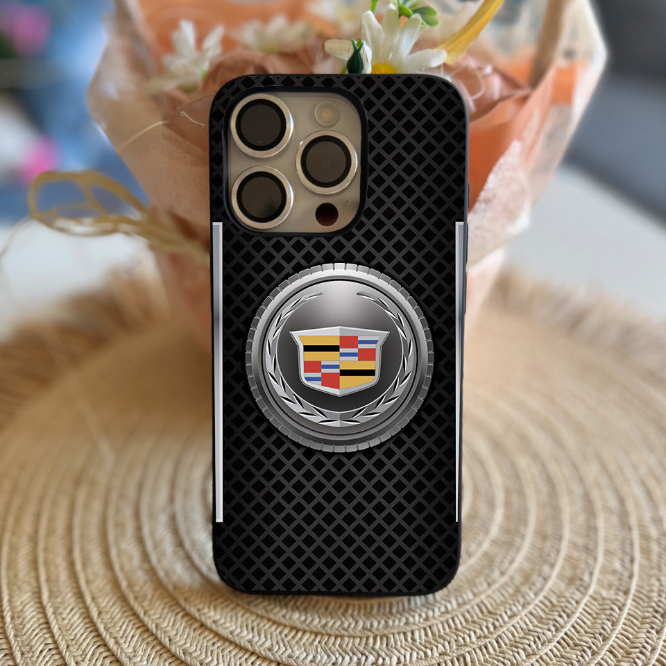 💥 Cadillac Silicone iPhone Case – Classic Design, Maximum Protection