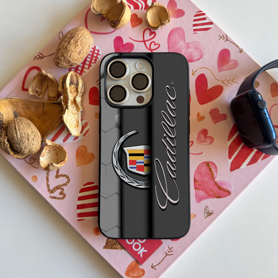 ⚡️ Cadillac Carbon Fiber iPhone Case – Lightweight, Durable & Sporty